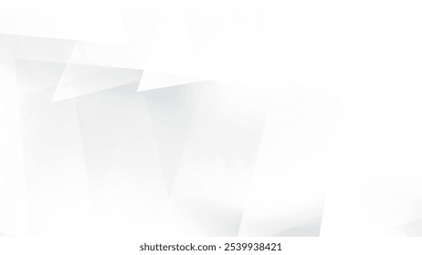 Abstract  white and gray color, modern design stripes background with geometric shape. Vector illustration.