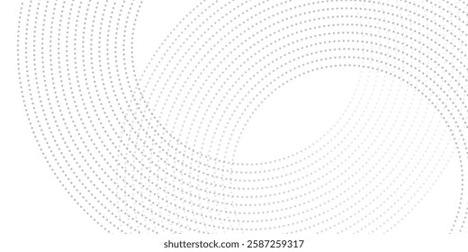 Abstract white and gray color, modern design stripes background with geometric round shape modern background