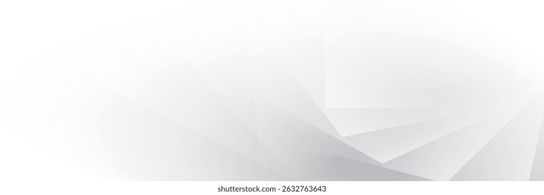 Abstract white and gray color, modern design stripes background with geometric shape. Vector illustration.