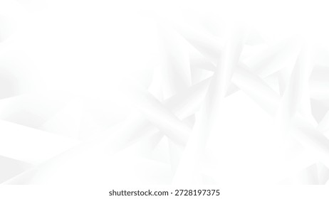 Abstractas color blanco y gris, diseño moderno rayas de fondo con forma geométrica y luz brillante. Ilustración vectorial.