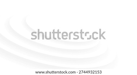 Abstract  white and gray color, modern design stripes background with geometric round shape. Vector illustration.