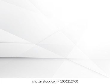 Abstract white and gray color technology modern background design vector Illustration