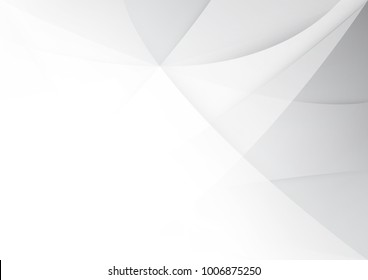 Abstract white and gray color technology modern background design vector Illustration