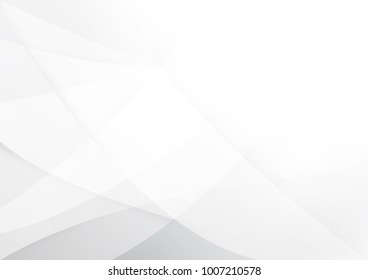 Abstract white and gray color technology modern background design vector Illustration