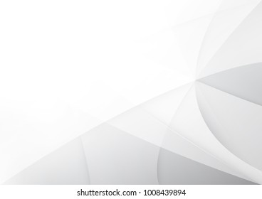 Abstract white and gray color technology modern background design vector Illustration