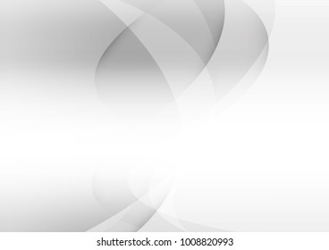 Abstract white and gray color technology modern background design vector Illustration