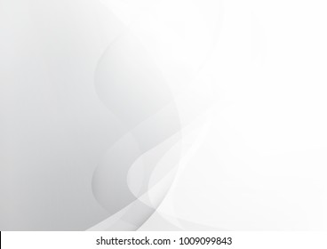 Abstract white and gray color technology modern background design vector Illustration