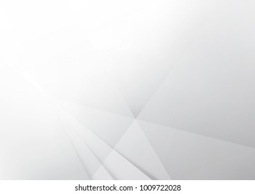 Abstract white and gray color technology modern background design vector Illustration