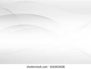 Abstract white and gray color technology modern background design vector Illustration