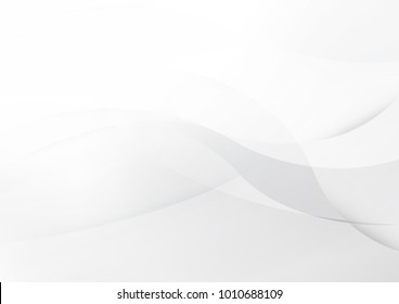 Abstract white and gray color technology modern background design vector Illustration