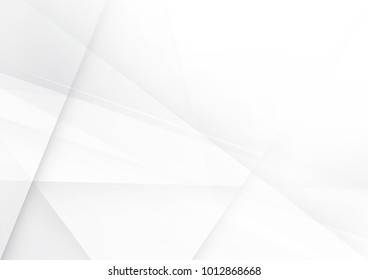Abstract white and gray color technology modern background design vector Illustration