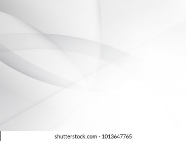 Abstract white and gray color technology modern background design vector Illustration