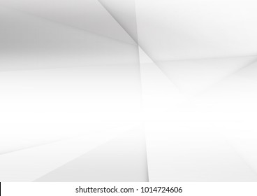 Abstract white and gray color technology modern background design vector Illustration