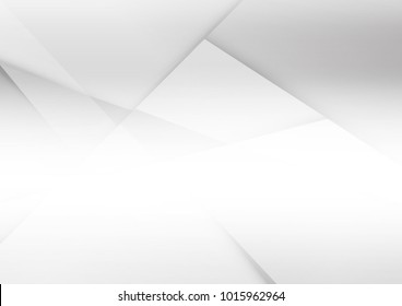 Abstract white and gray color technology modern background design vector Illustration