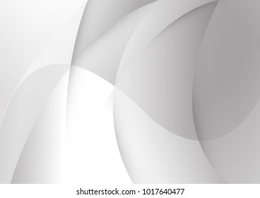 Abstract white and gray color technology modern background design vector Illustration