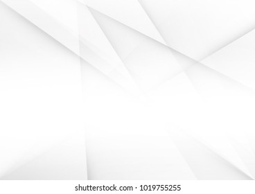 Abstract white and gray color technology modern background design vector Illustration