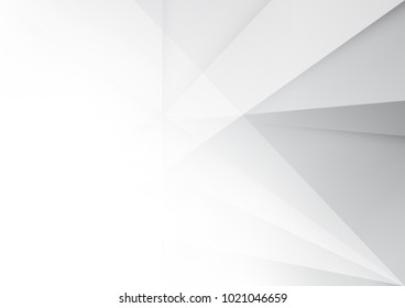 Abstract white and gray color technology modern background design vector Illustration