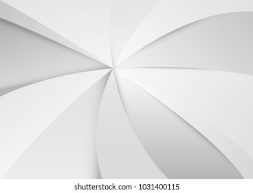 Abstract white and gray color technology modern background design vector Illustration