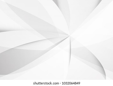 Abstract white and gray color technology modern background design vector Illustration