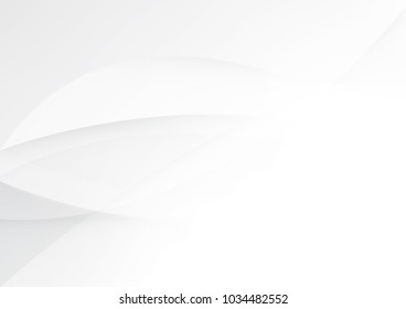 Abstract white and gray color technology modern background design vector Illustration