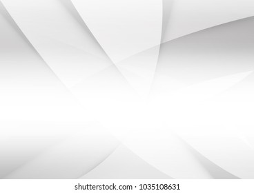Abstract white and gray color technology modern background design vector Illustration