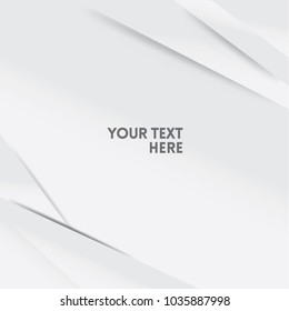 Abstract white and gray color technology modern background design vector Illustration Can be adapt to Brochure, Annual Report, Magazine, Poster, Corporate Presentation, Portfolio.