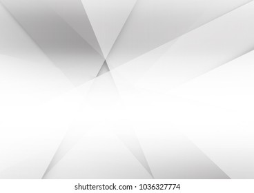 Abstract white and gray color technology modern background design vector Illustration