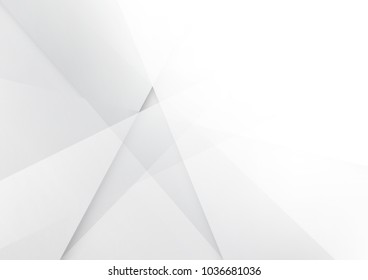 Abstract white and gray color technology modern background design vector Illustration