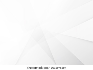 Abstract white and gray color technology modern background design vector Illustration