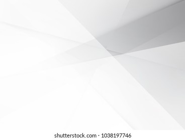 Abstract white and gray color technology modern background design vector Illustration