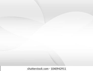 Abstract white and gray color technology modern background design vector Illustration