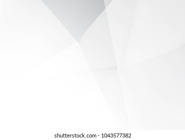 Abstract white and gray color technology modern background design vector Illustration