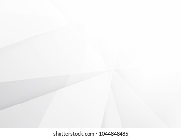 Abstract white and gray color technology modern background design vector Illustration