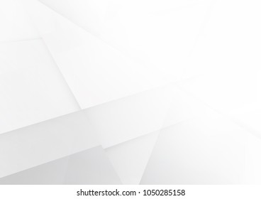 Abstract white and gray color technology modern background design vector Illustration