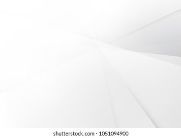 Abstract white and gray color technology modern background design vector Illustration