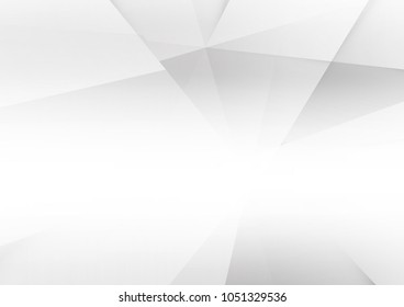 Abstract white and gray color technology modern background design vector Illustration
