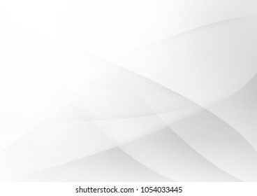 Abstract white and gray color technology modern background design vector Illustration
