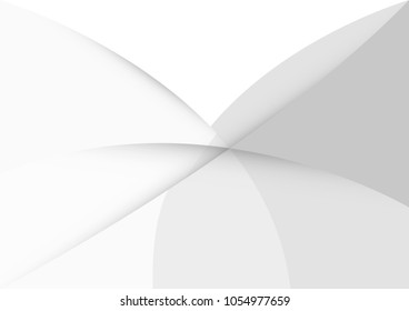 Abstract white and gray color technology modern background design vector Illustration