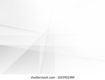 Abstract white and gray color technology modern background design vector Illustration
