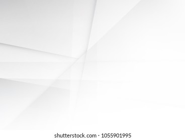 Abstract white and gray color technology modern background design vector Illustration