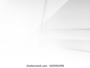 Abstract white and gray color technology modern background design vector Illustration