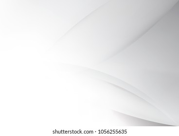 Abstract white and gray color technology modern background design vector Illustration