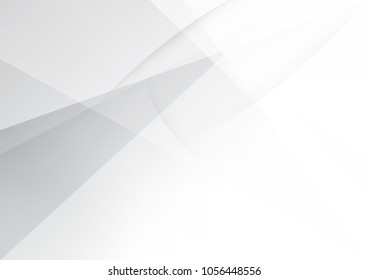 Abstract white and gray color technology modern background design vector Illustration
