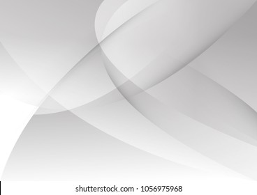 Abstract white and gray color technology modern background design vector Illustration