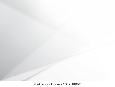 Abstract white and gray color technology modern background design vector Illustration