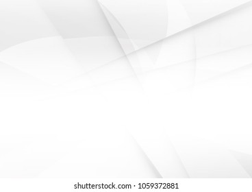 Abstract white and gray color technology modern background design vector Illustration