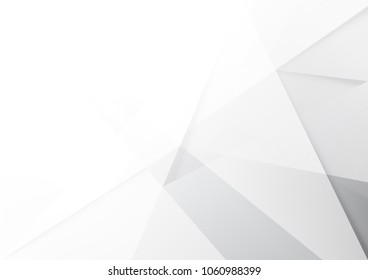 Abstract white and gray color technology modern background design vector Illustration
