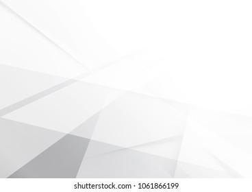 Abstract white and gray color technology modern background design vector Illustration