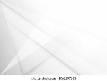 Abstract white and gray color technology modern background design vector Illustration