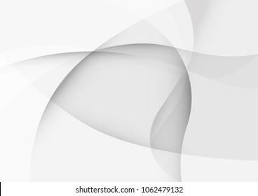 Abstract white and gray color technology modern background design vector Illustration